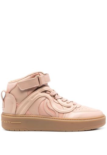 Stella McCartney Sneakers con applicazione in finta pelle - Rosa