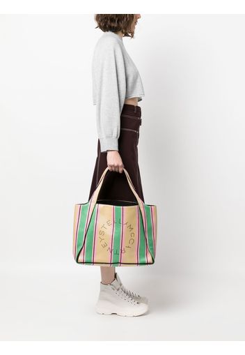 Stella McCartney Borsa tote con stampa - Toni neutri