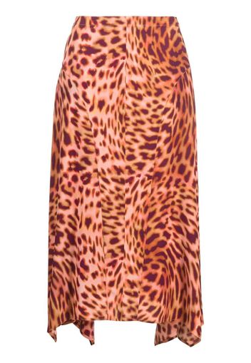 Stella McCartney Nayah A-line midi skirt - Rosa