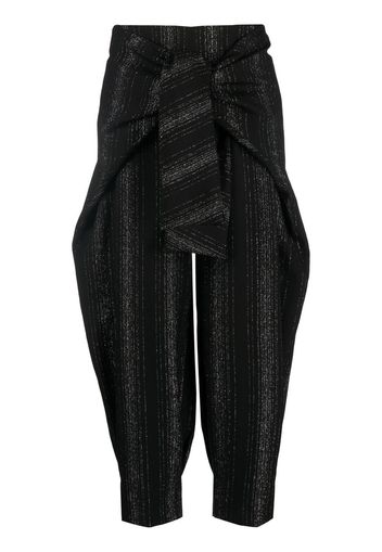 Stella McCartney Pantaloni con dettaglio a palloncino - Nero