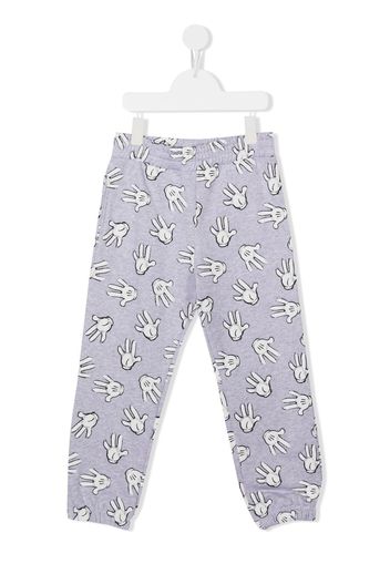 Stella McCartney Kids Mickey Mouse cotton sweatpants - Grigio