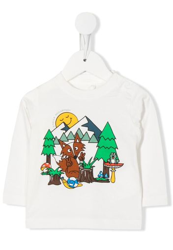 Stella McCartney Kids graphic-print top - Bianco