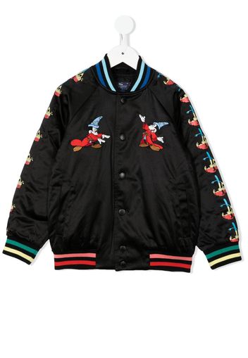 Stella McCartney Kids Bomber con ricamo x Disney - Nero