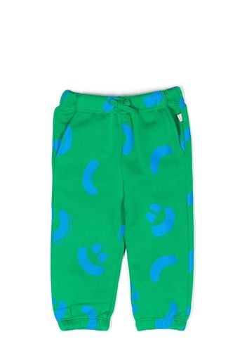 Stella McCartney Kids graphic-print track pants - Verde