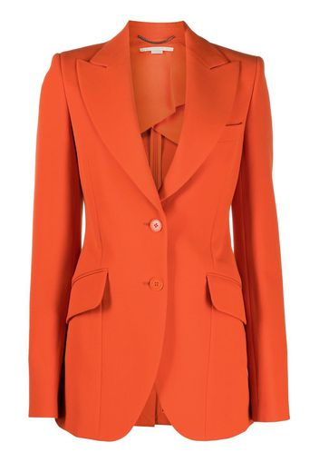 Stella McCartney single-breasted tailored blazer - Arancione