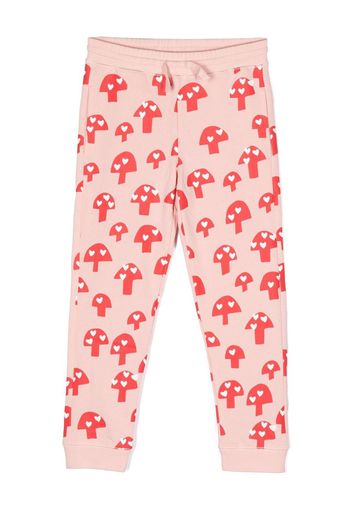 Stella McCartney Kids graphic-print track pants - Rosa