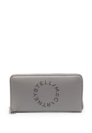 Stella McCartney Stella Logo continental wallet - Grigio