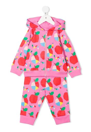 Stella McCartney Kids Tuta sportiva con stampa - Rosa