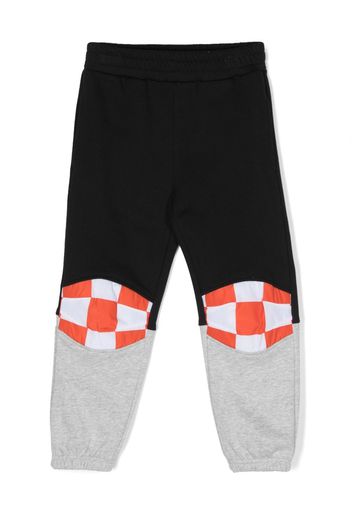 Stella McCartney Kids Pantaloni a quadri - Nero