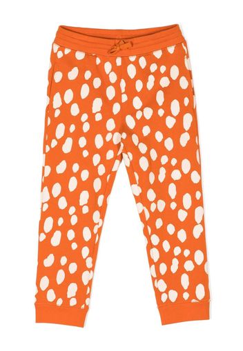 Stella McCartney Kids Pantaloni con stampa - Arancione