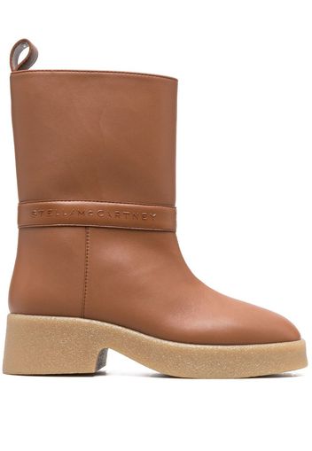 Stella McCartney Skyla mini ankle boots - Marrone
