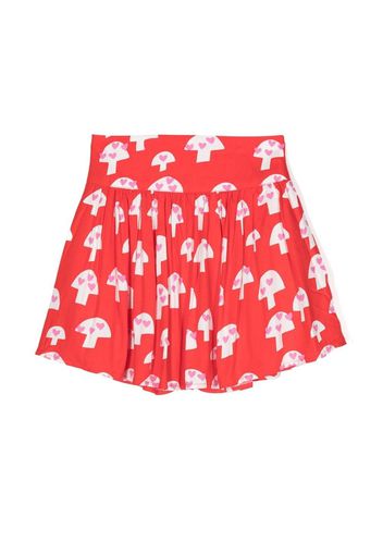 Stella McCartney Kids mix-print skirt - Rosso