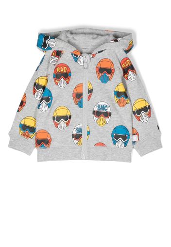 Stella McCartney Kids Felpa con stampa grafica - Grigio