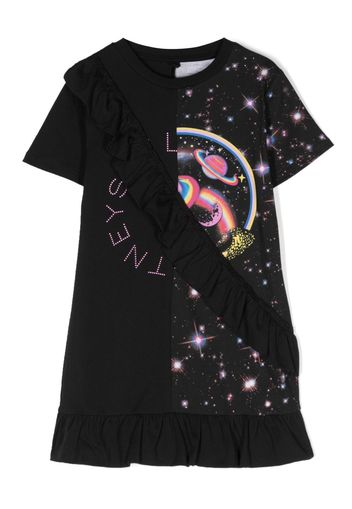 Stella McCartney Kids graphic-print T-shirt dress - Nero