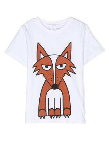 Stella McCartney Kids graphic-print short-sleeved T-shirt - Bianco