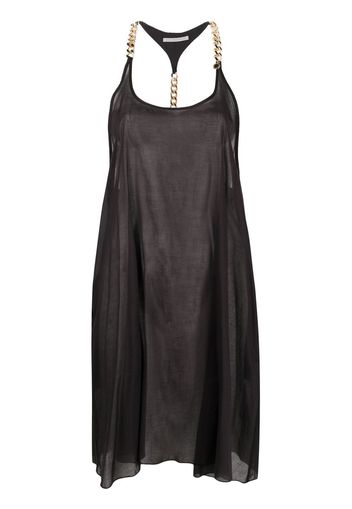 Stella McCartney scoop-neck knee-length dress - Nero