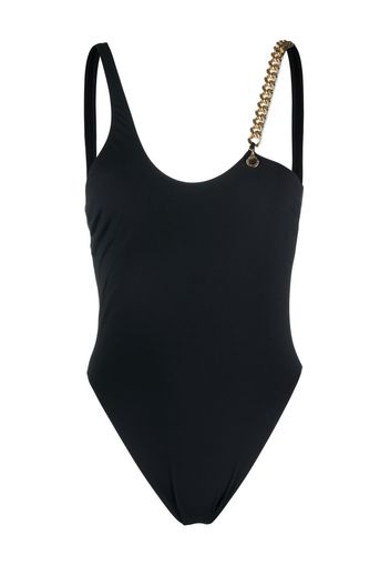 Stella McCartney chain-detail backless swimsuit - Nero