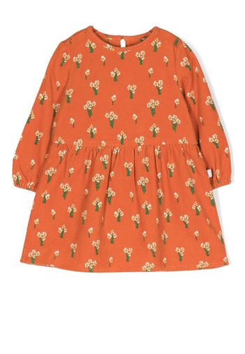 Stella McCartney Kids Abito a fiori - Arancione