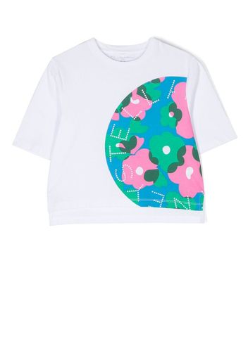 Stella McCartney Kids logo-print short-sleeve T-shirt - Bianco