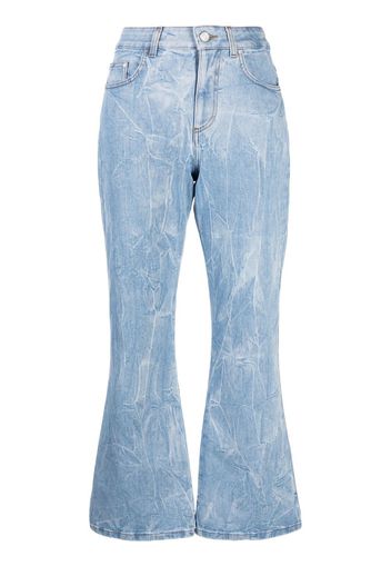 Stella McCartney logo-patch denim jeans - Blu