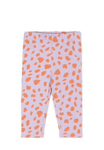 Stella McCartney Kids animal-print cotton leggings - Viola