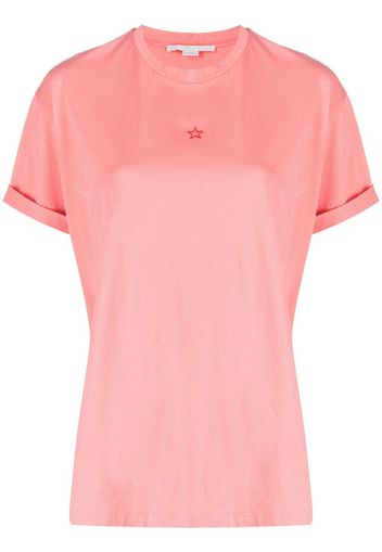 Stella McCartney star-embroidered T-shirt - Rosa