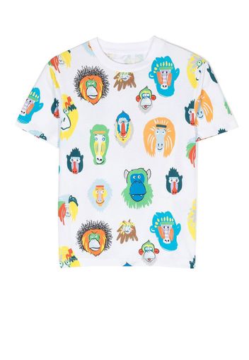 Stella McCartney Kids graphic-print short-sleeved T-shirt - Bianco