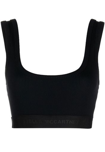 Stella McCartney Canotta crop - Nero