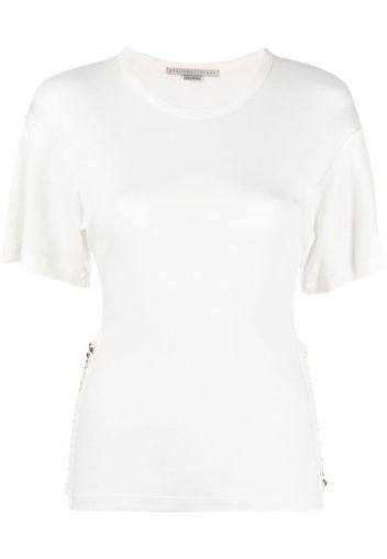 Stella McCartney T-shirt con catena - Bianco
