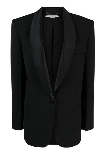 Stella McCartney shawl-lapel single-breasted blazer - Nero