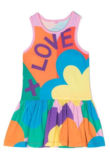 Stella McCartney Kids graphic-print dress - Blu