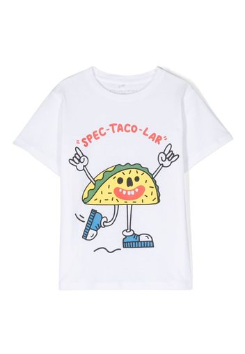 Stella McCartney Kids graphic-print short-sleeve T-shirt - Bianco