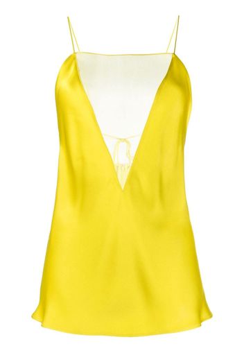 Stella McCartney Canottiera con inserti - Giallo