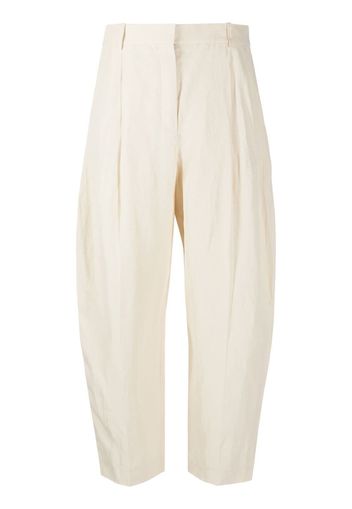 Stella McCartney Pantaloni sartoriali crop - Toni neutri