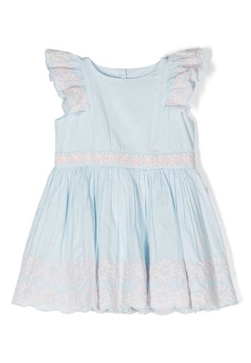 Stella McCartney Kids embroided-design dress - Blu