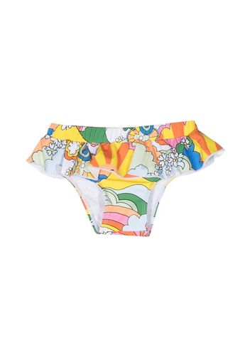 Stella McCartney Kids pop art print bikini briefs - Giallo