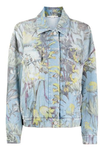 Stella McCartney Rewild Flora denim jacket - Blu