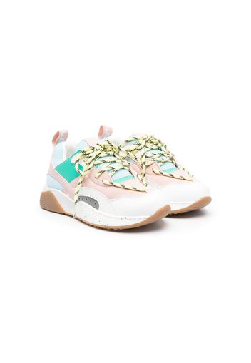 Stella McCartney Kids Sneakers con design color-block - Rosa