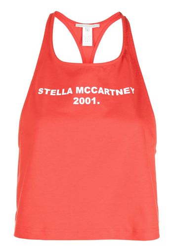 Stella McCartney logo-print tank top - Rosso