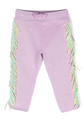 Stella McCartney Kids fringe-detail track pants - Viola