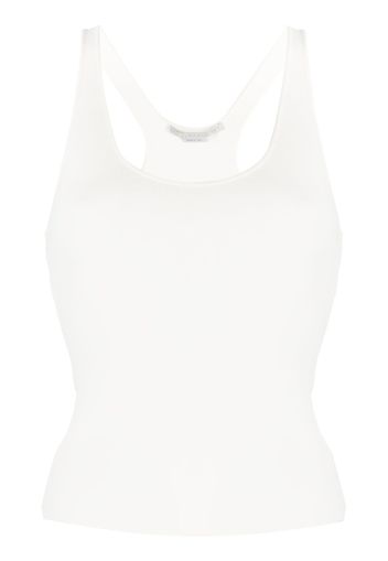 Stella McCartney sleeveless racerback tank top - Bianco