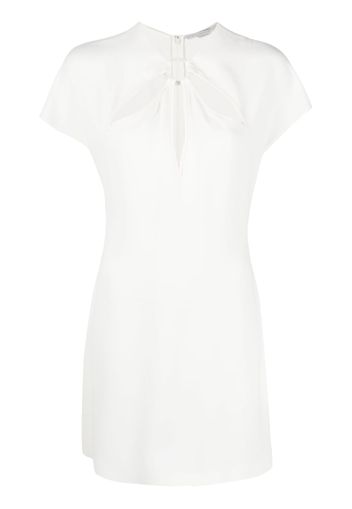 Stella McCartney cut-out short-sleeve minidress - Toni neutri