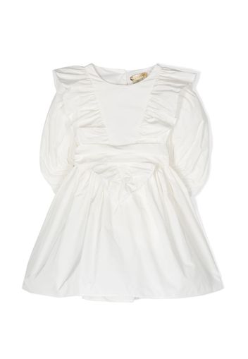 Stella McCartney Kids bow-detail dress - Bianco