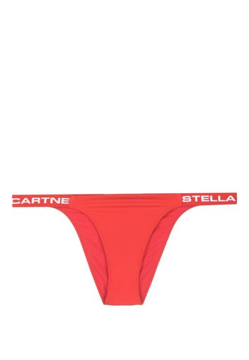 Stella McCartney Slip bikini con stampa - Rosso