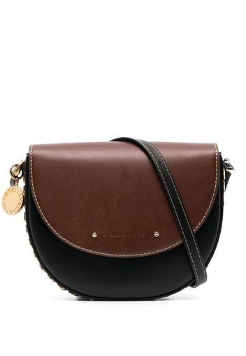 Stella McCartney Frayme Ryder flap shoulder bag - Nero