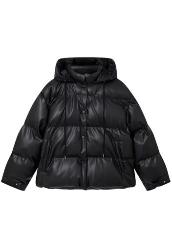 Stella McCartney Piumino Alter Mat con cappuccio - Nero