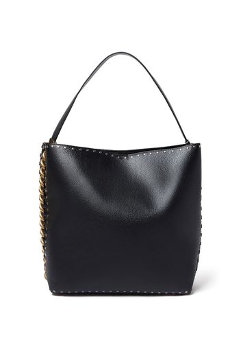 Stella McCartney Borsa tote Frayme con borchie - Nero