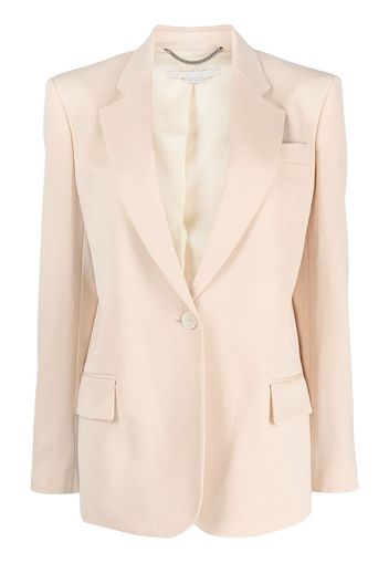 Stella McCartney tailored single-breasted blazer - Toni neutri