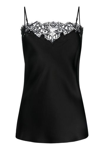 Stella McCartney lace-trimmed cami top - Nero