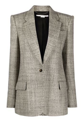 Stella McCartney single-breasted wool blazer - Toni neutri